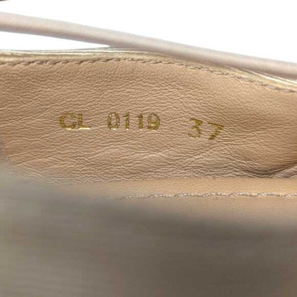 Christian Dior Spring 2019 ballet flat sneaker sneakerina ribbon ties pink 37 - Picture 12 of 15